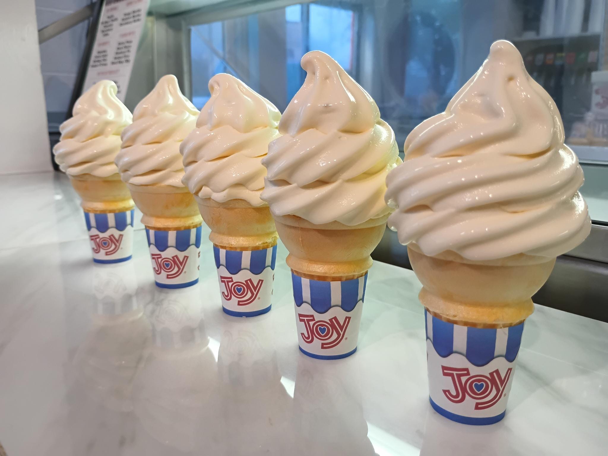 Soft Serve Cones from Mona's